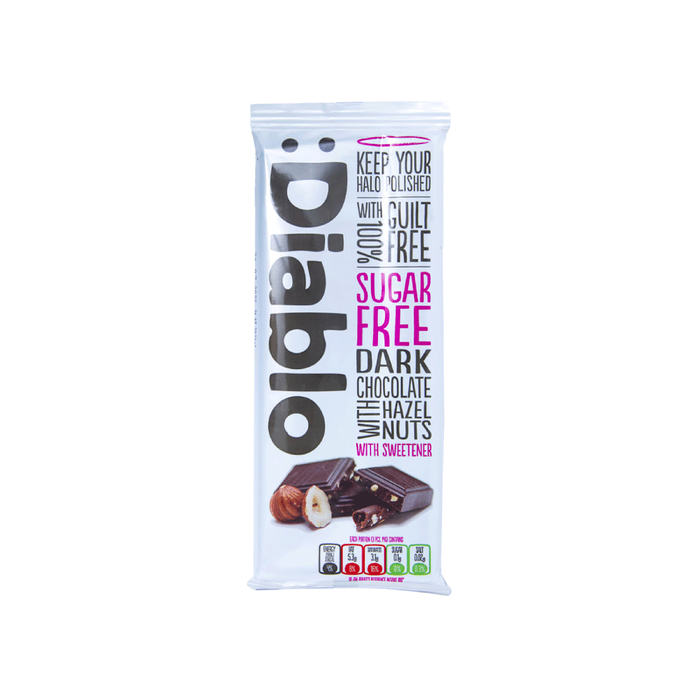 Diablo Chocolate Sugar Free Dark 85g - Snapcart.pk