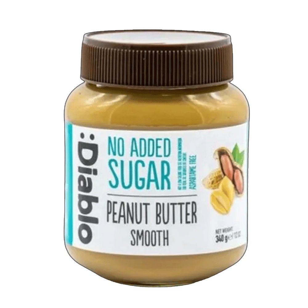 Diablo No Added Sugar Crunchy Peanut Butter 340g