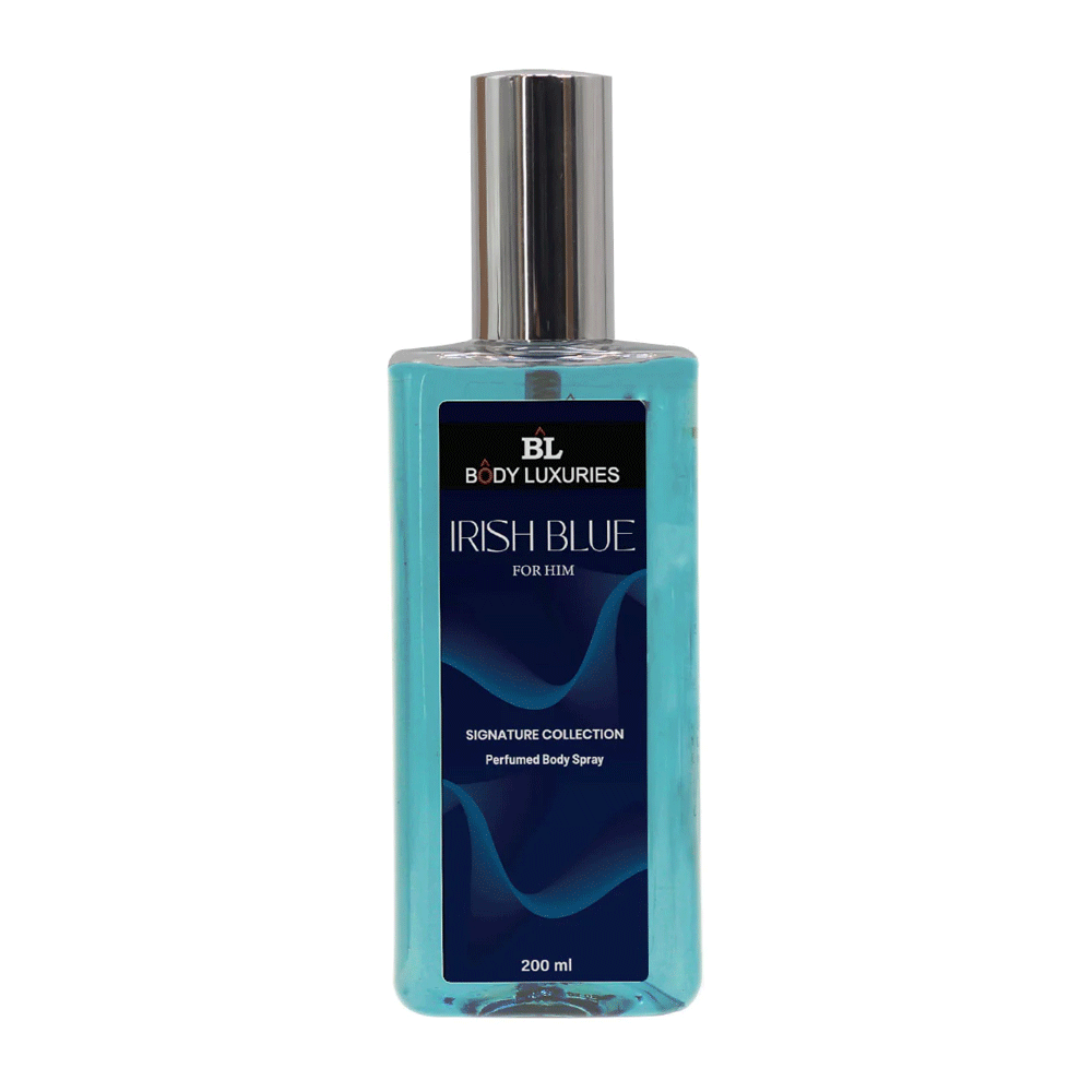 Body Luxuries Irish Blue Body Spray 175ml - Snapcart.pk