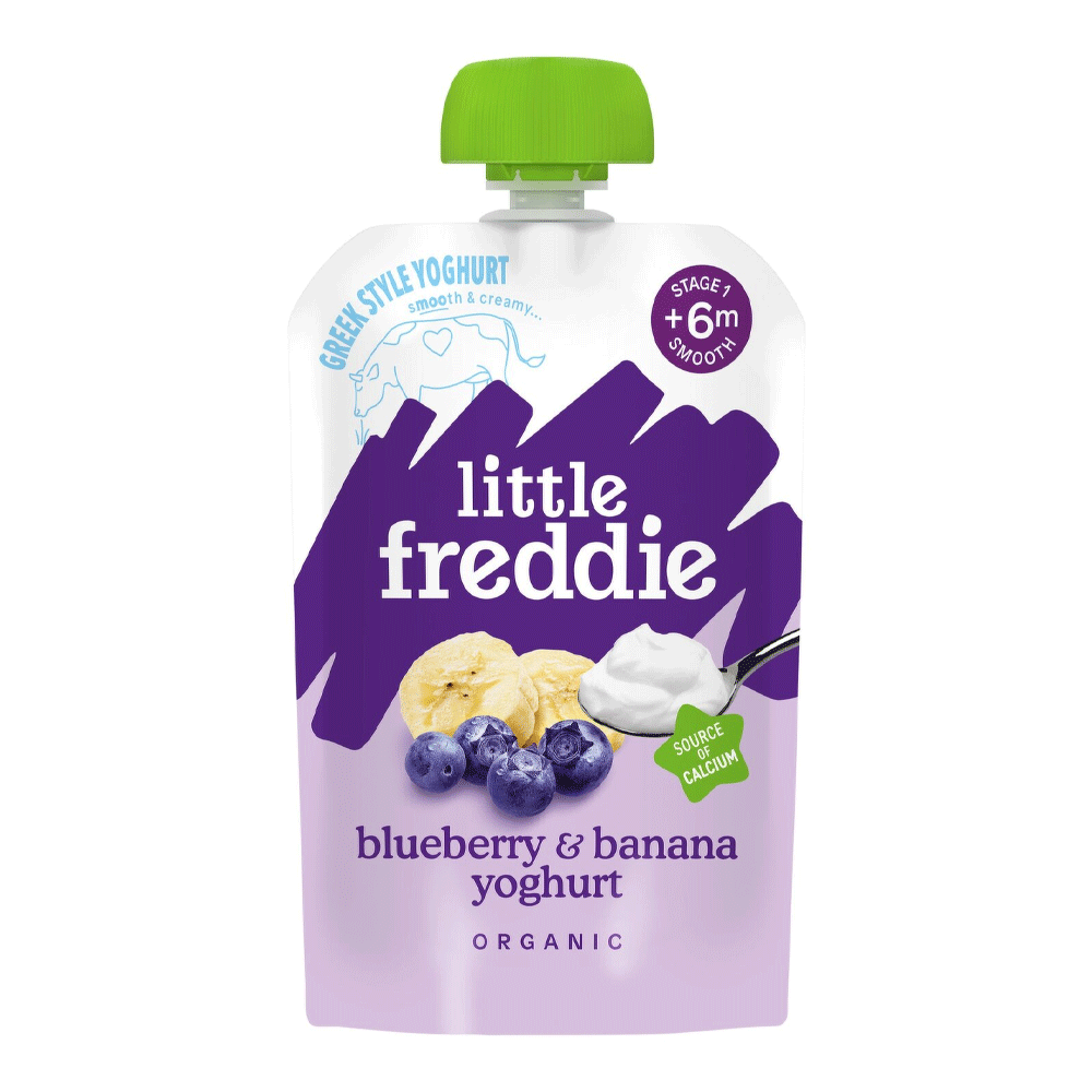 Little Freddie Blueberry & Banana Yoghurt Organic+6m 100g