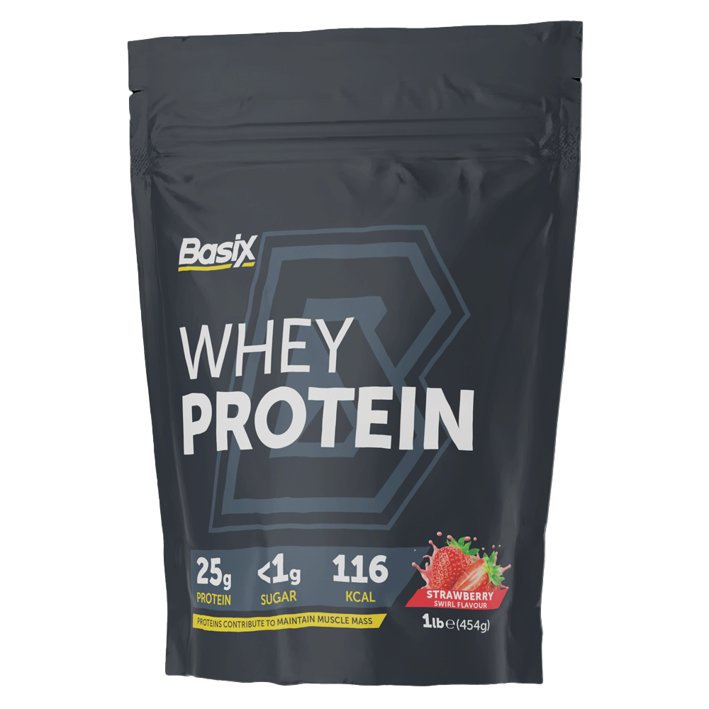 Basix Whey Protein Strawberry Swirl Flavour 454g 1lb
