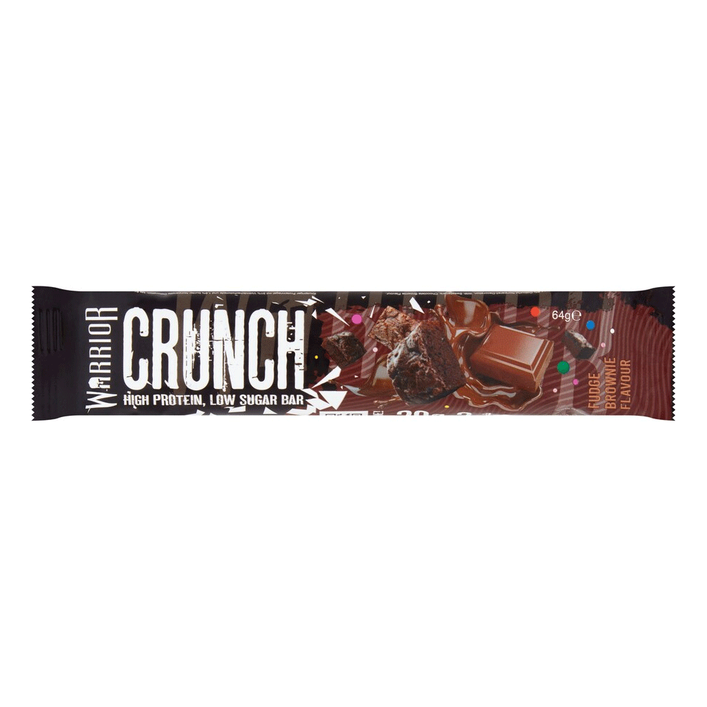 Warrior Crunch Protein Bar Fudge Brownie 64g