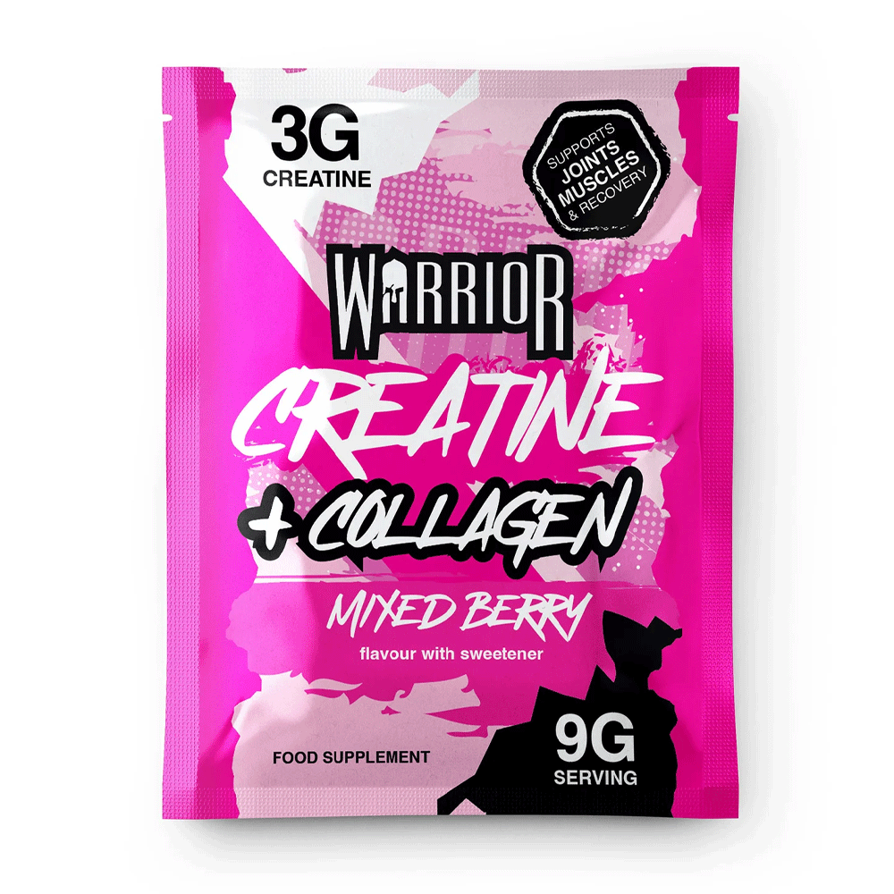 Warrior Creatine+Collagen Mixed Berry Sachet 9g