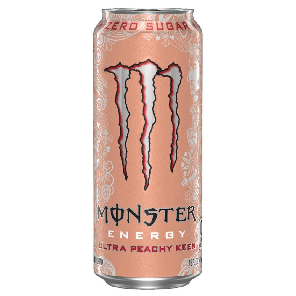 Monster Energy Ultra Peachy Keen Zero Sugar Can 500ml