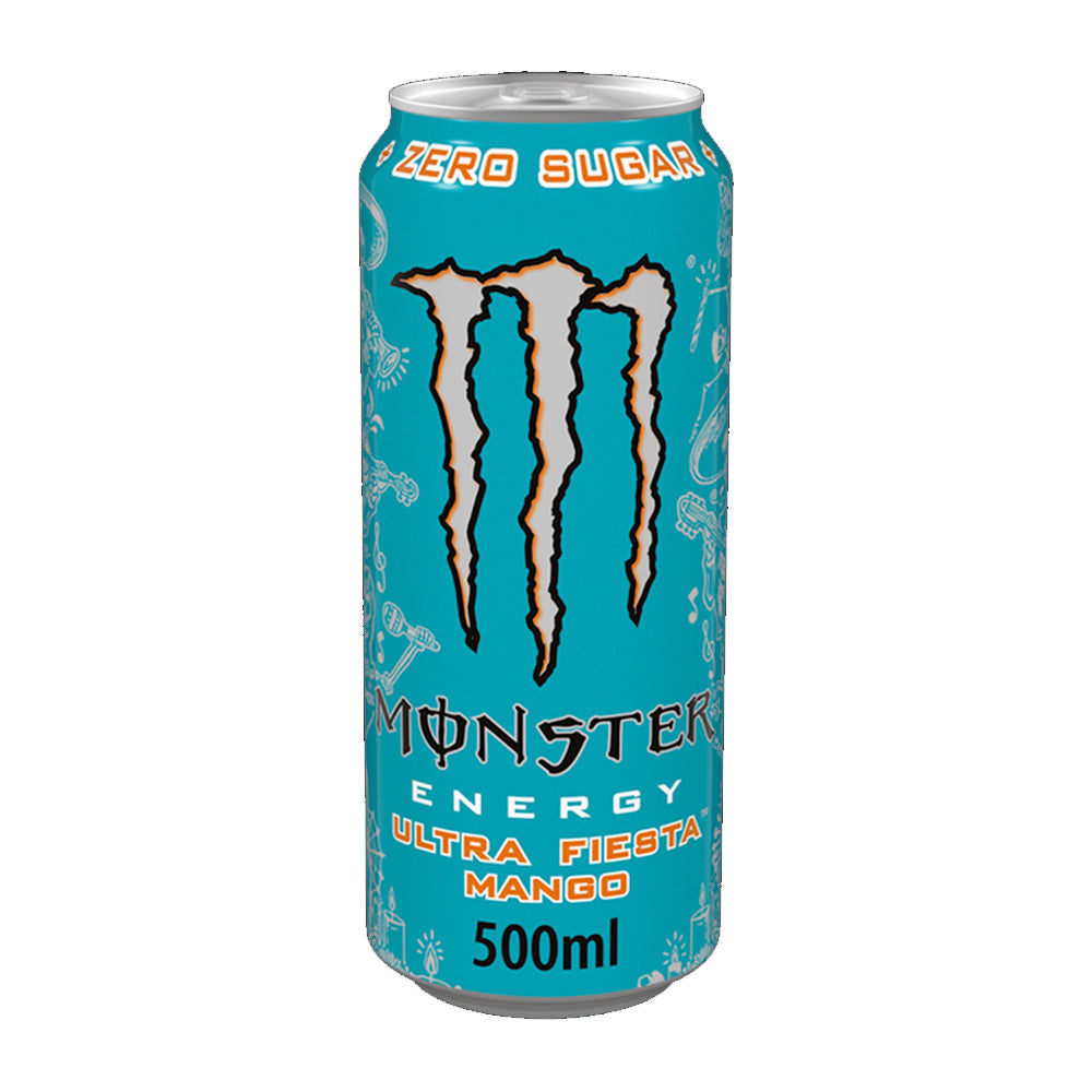 Monster Ultra Fiesta Mango Zero Sugar Energy Drink 500ml - Snapcart.pk