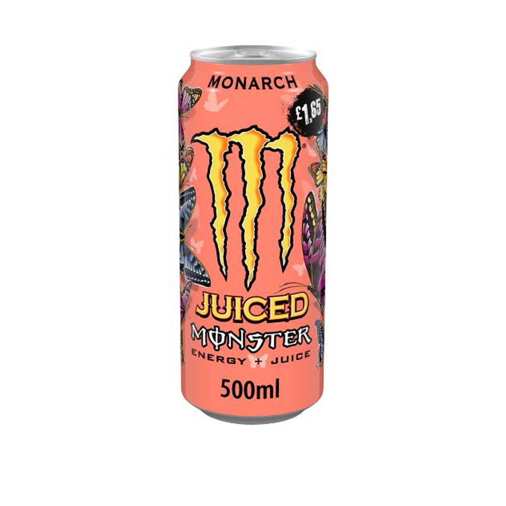 Monster Energy Drink Peach Nectarine Can 500ml - Snapcart.pk