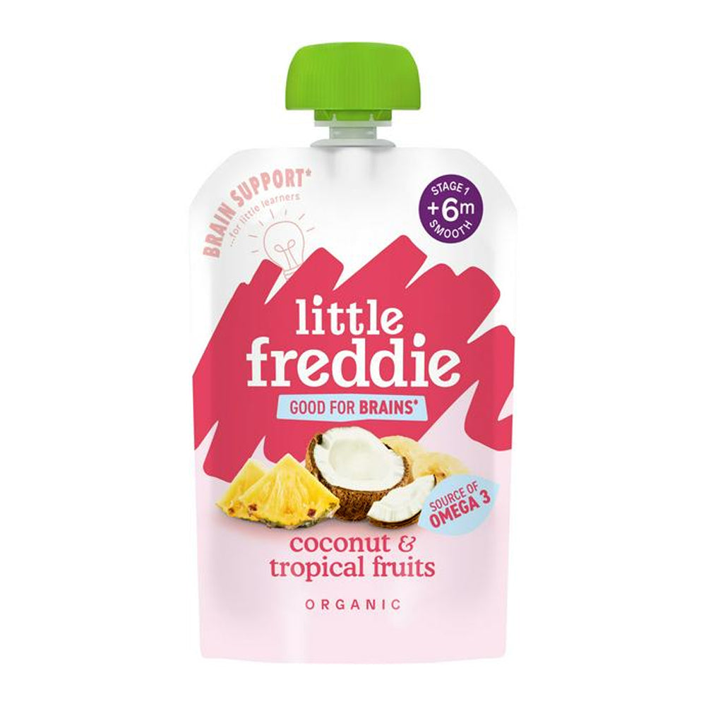 Little Freddie Coconut & Tropical Fruits Organic +6m 90g
