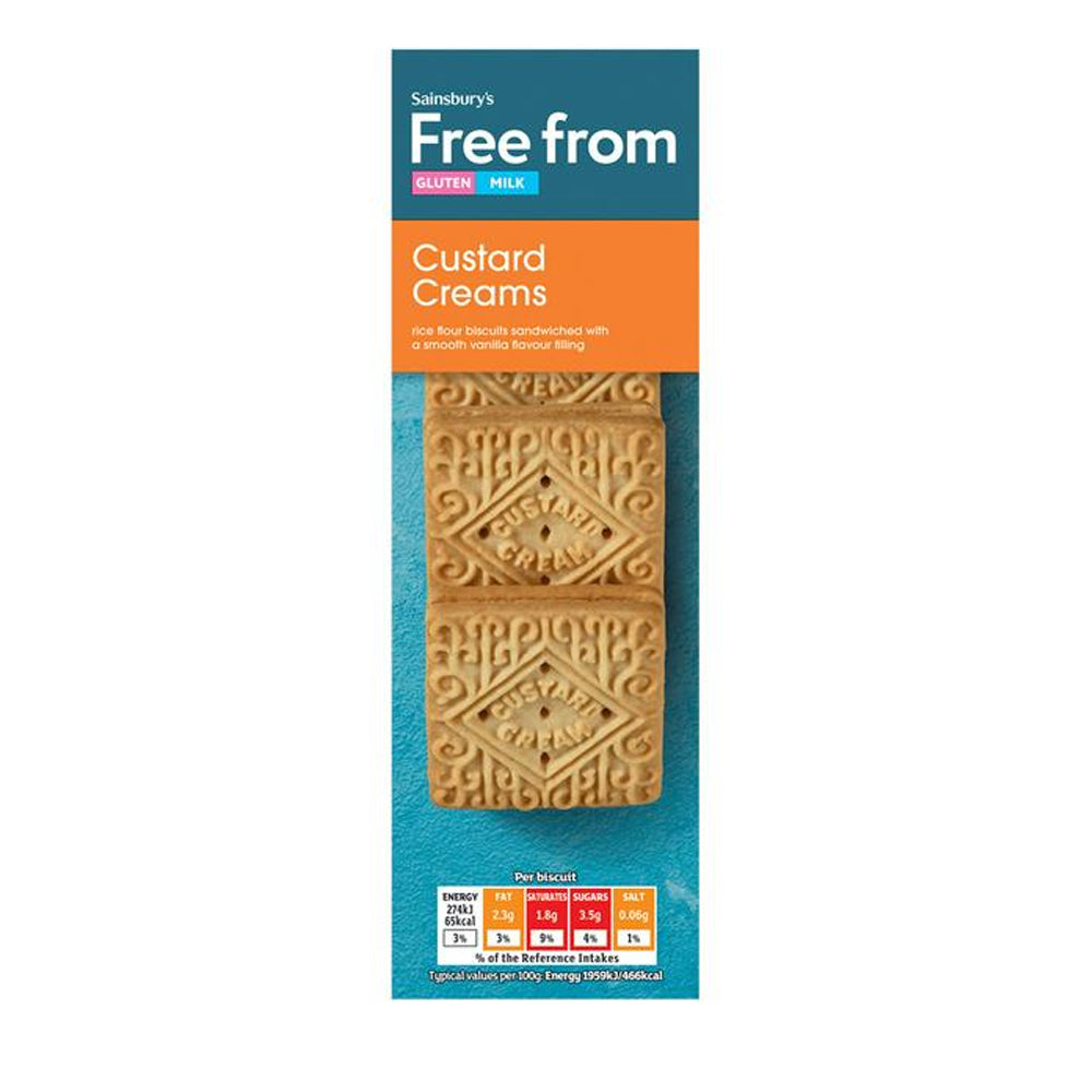 Sainsburys Custard Creams 125g