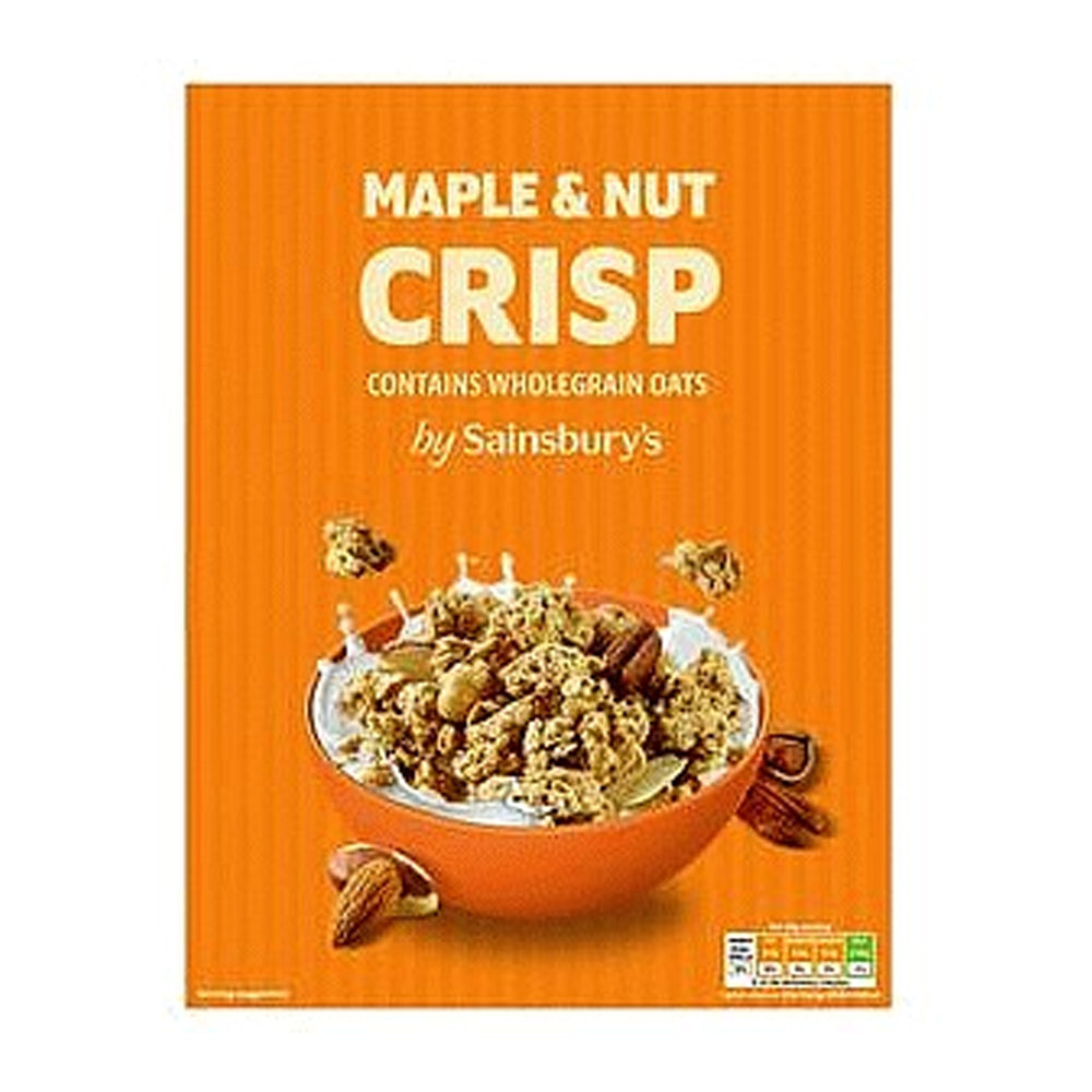Sainsburys Maple & Nut Crisp 500g