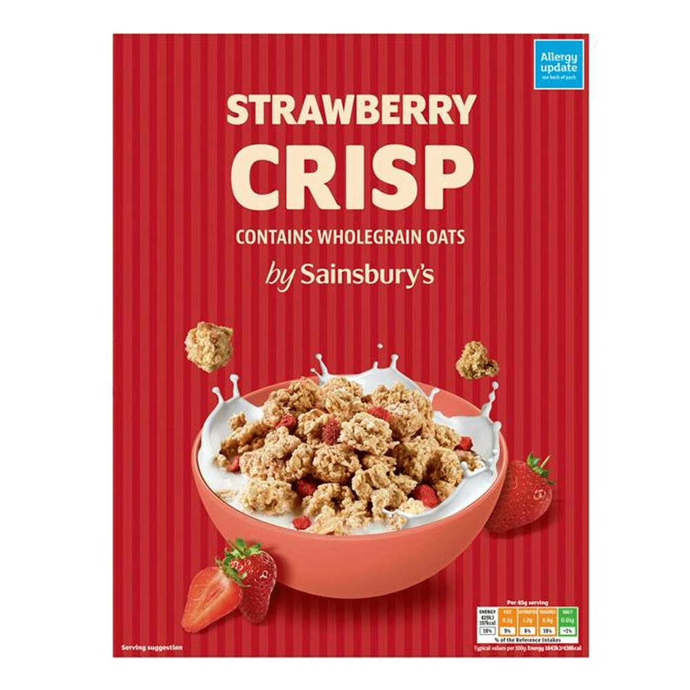 Sainsburys Strawberry Crisp 500g