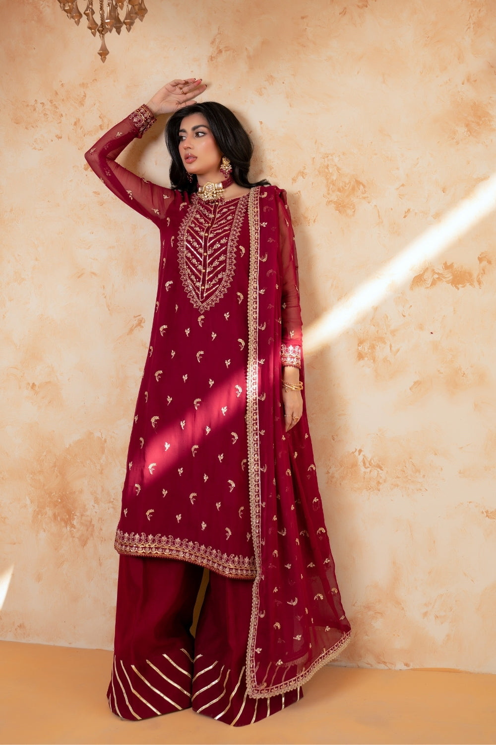 Mastani By Gulmina Stitched 3 Piece Luxury Formals Suit-Hania