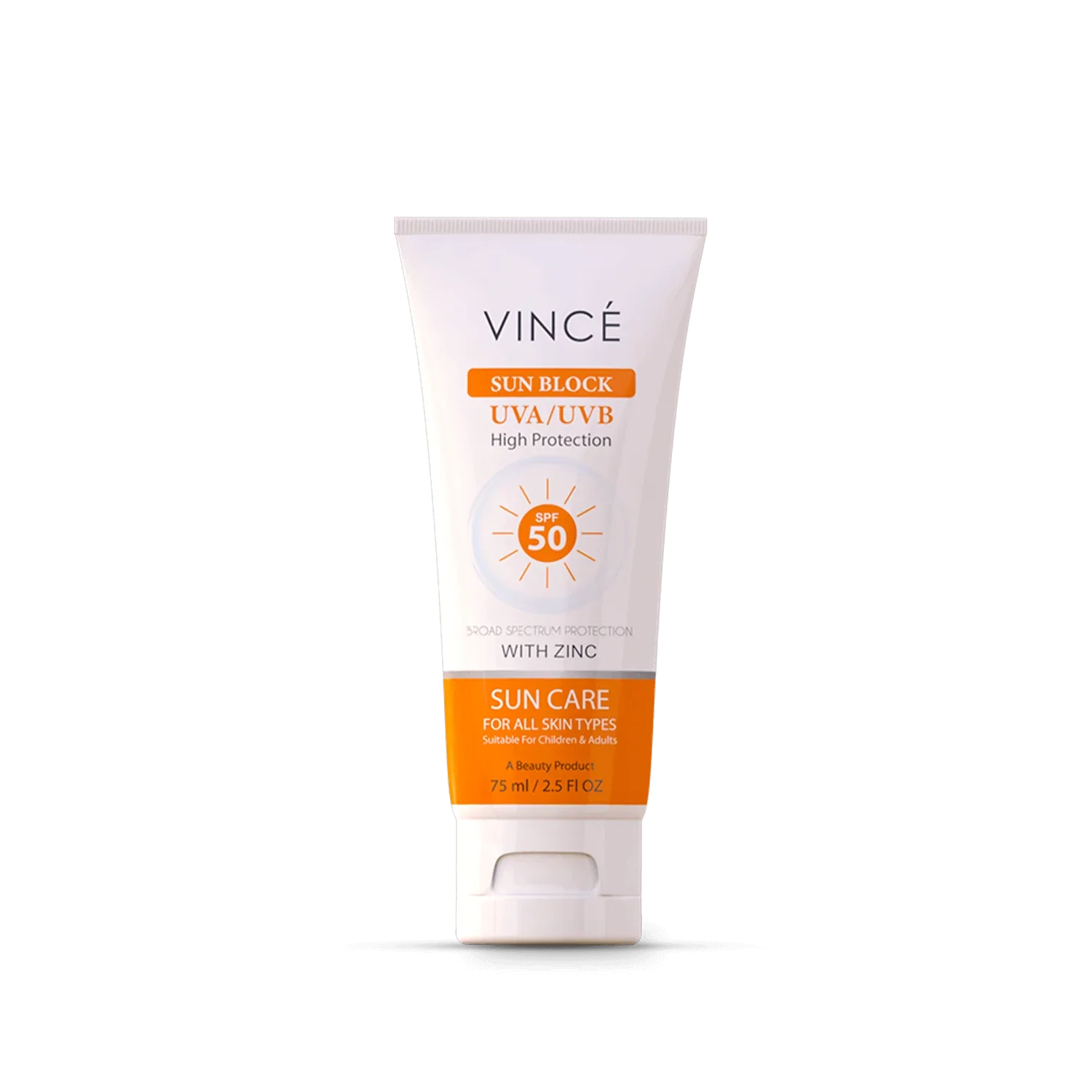 Vince - Sun Block-Uva & Uvb Protector Spf-50 - 75Ml