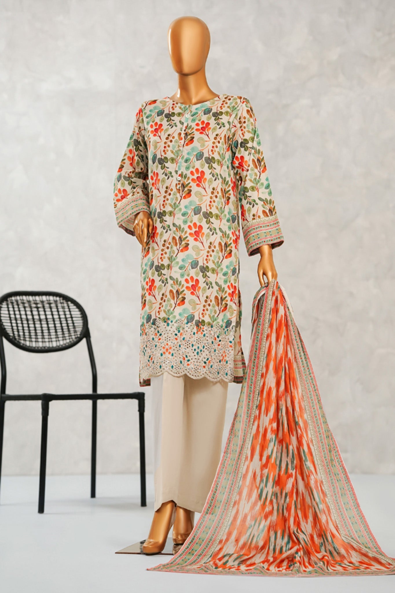 Aashkaar By HZ Stitched 3 Piece Emb Lawn Vol-06 Collection'2025-LPE-511