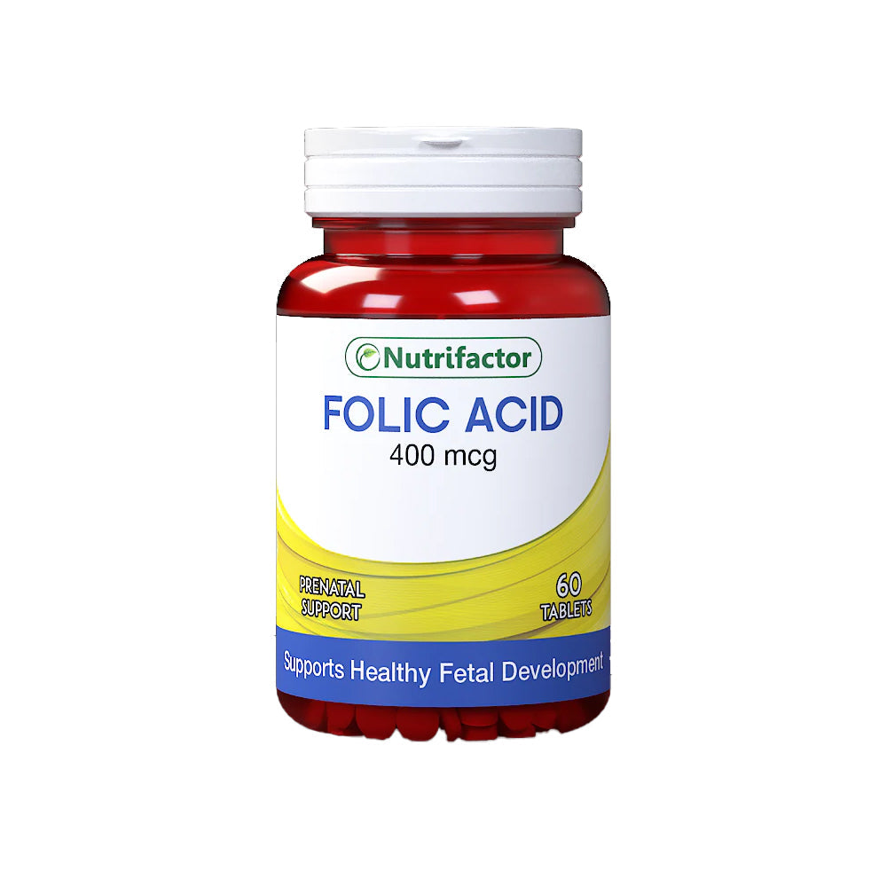 Nutrifactor Folic Acid 400mcg 60 Tab - Snapcart.pk