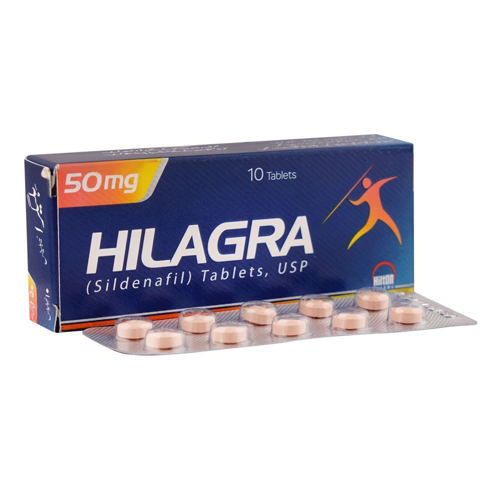 Hilagra 50mg Tab 10s Box