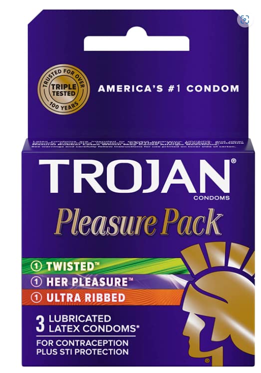 Trojan - Condom Pleasure Pack - 3Ct