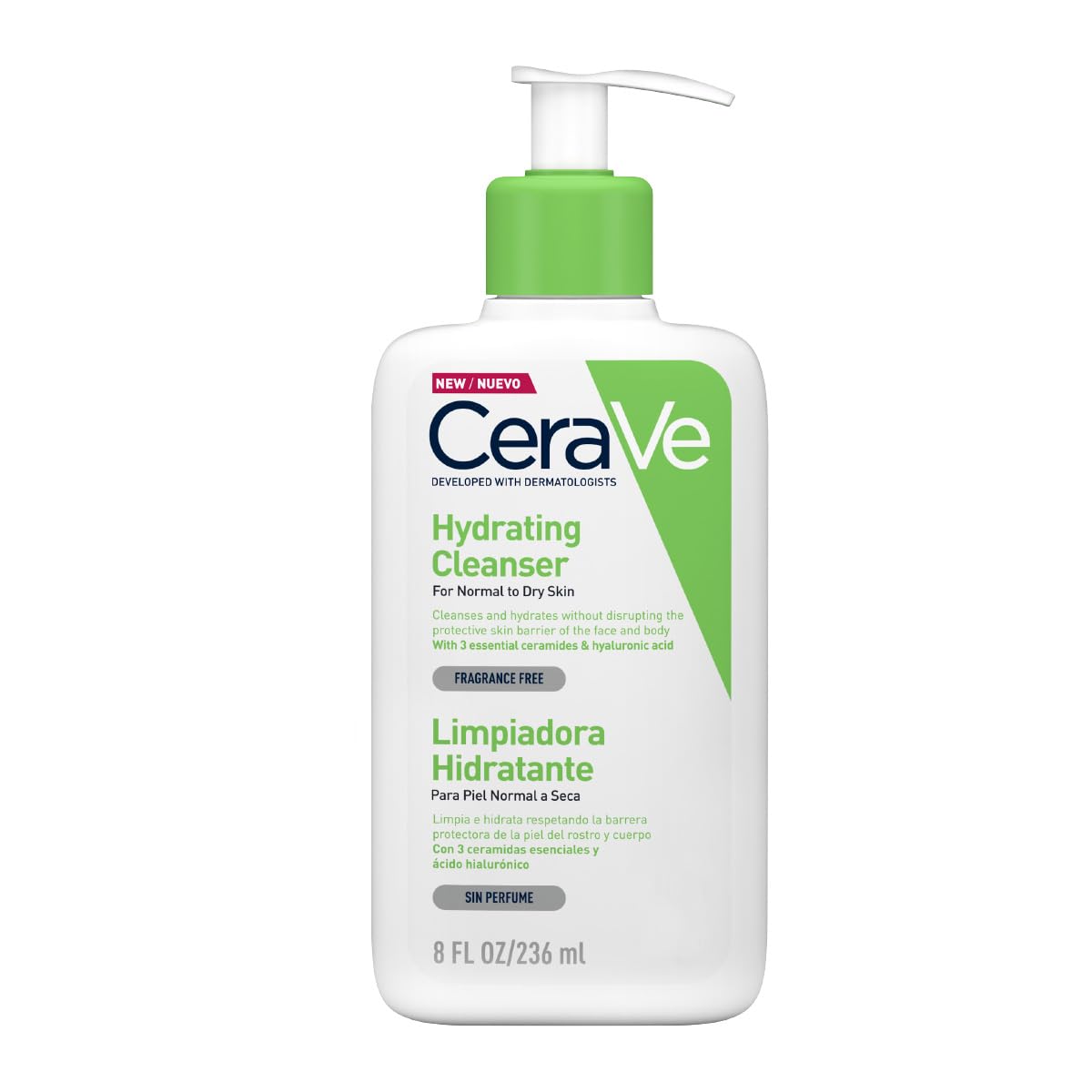Cerave Hydrating Cleanser For Normal To Dry Skin 236Ml