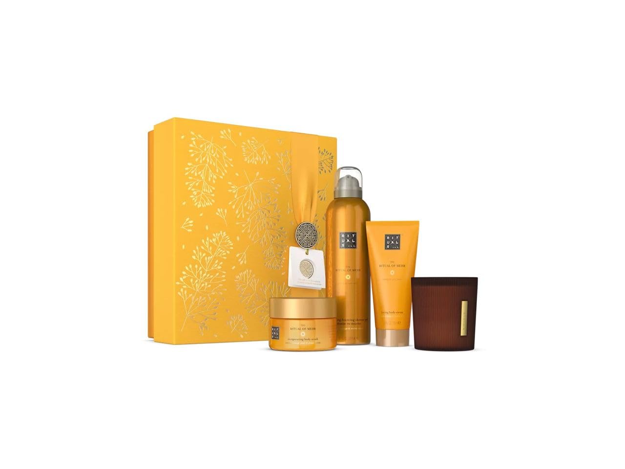 The Ritual of Sakura Set Shower Gel 200Ml+Body Cream 100Ml+Scrub 125G+Candle 140G