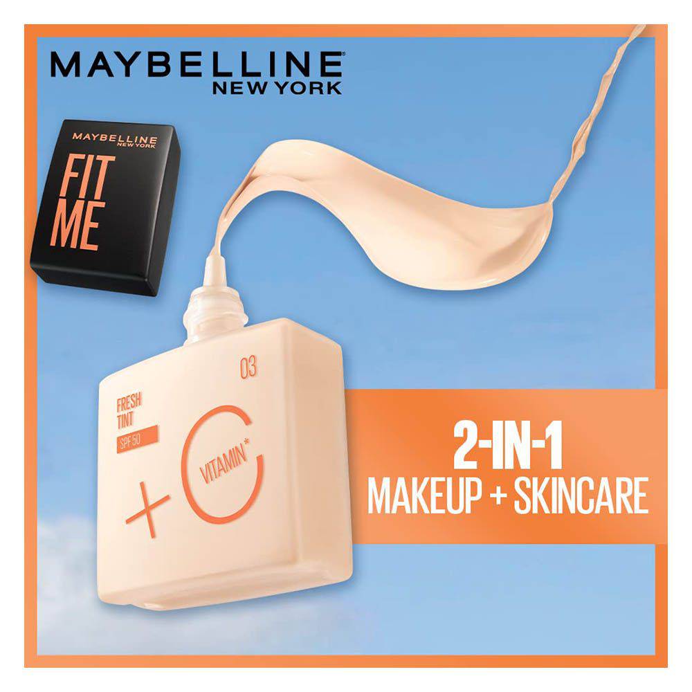 Maybelline Fit Me Fresh Tint Vit C + Spf 50- 30Ml Shade 03 - My Store
