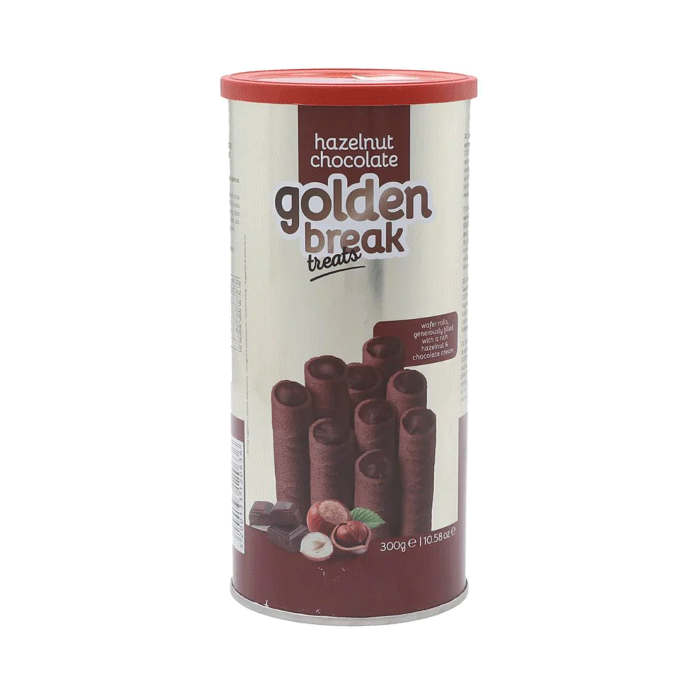 Golden Break Hazelnut Chocolate Waffer Tin 135g - Snapcart.pk
