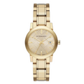 Burberry Gold Stainless Steel Gold Dial Quartz Watch for Ladies - BU9134