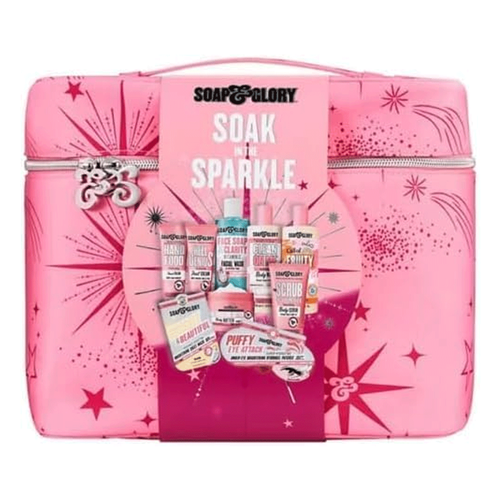 Soap & Glory Soak Sparkle Makeup Bag