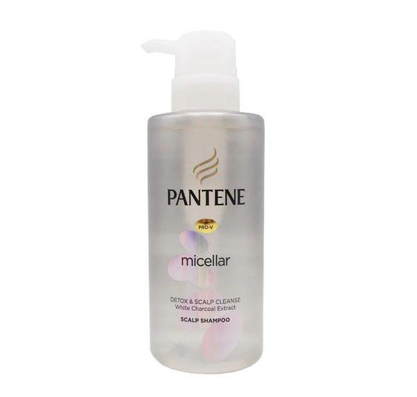 Pantene Pro-V Shampoo Micellar Detox & Scalp Cleanse White Charcoa L Extract - 530Ml