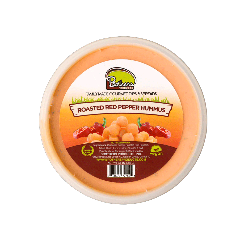 The Cheese Factory Roasted Pepper Hummus 130g
