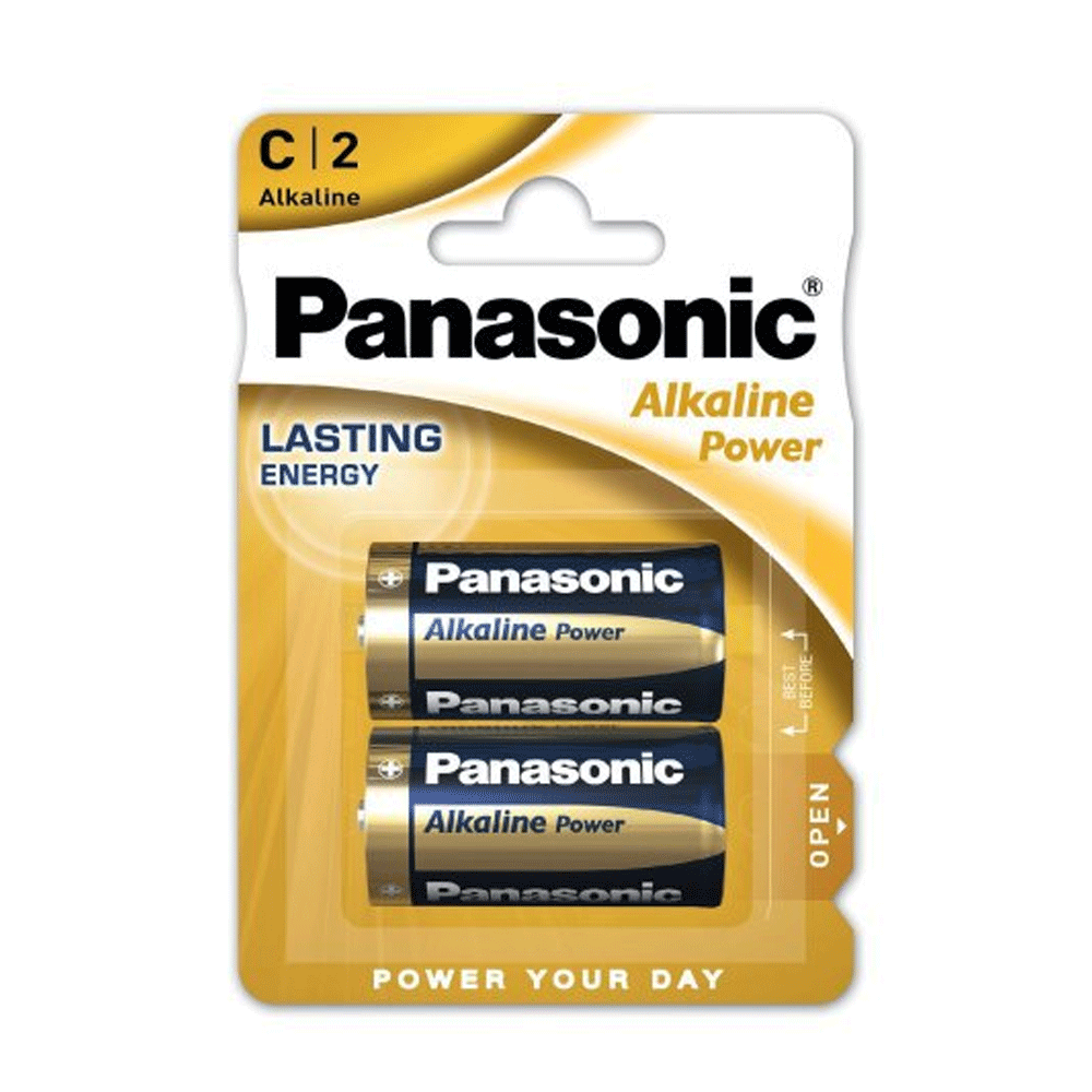 Panasonic Alkaline C-2 Battery Cells