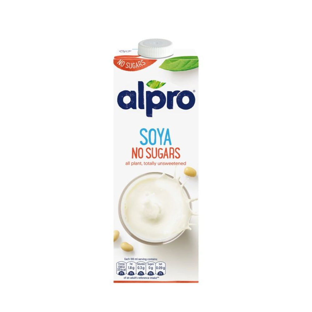 Alpro Milk Soya Unsweetened Wholebean 1l - Snapcart.pk
