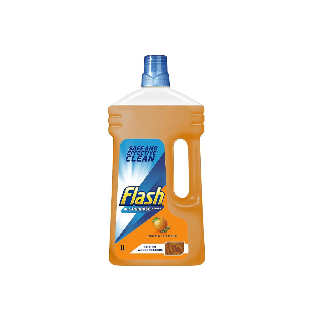 Flash All-purpose Wood Floor Cleaner With Orange Peel Oil 1ltr - Snapcart.pk