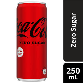 Coca-cola Can Zero 250ml - Snapcart.pk