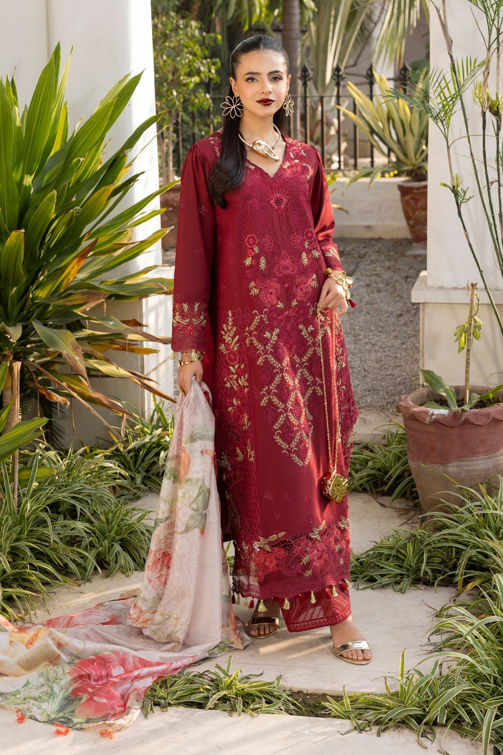 Dil Kash By Gulmina Unstitched 3 Piece Summer Lawn Suit-MAWRA