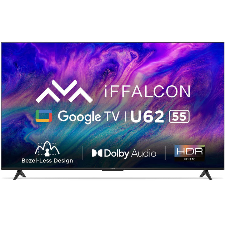TCL iFFALCON 138.7 cm (55 inches) 4K Ultra HD Smart LED Google TV iFF55U62 - My Store
