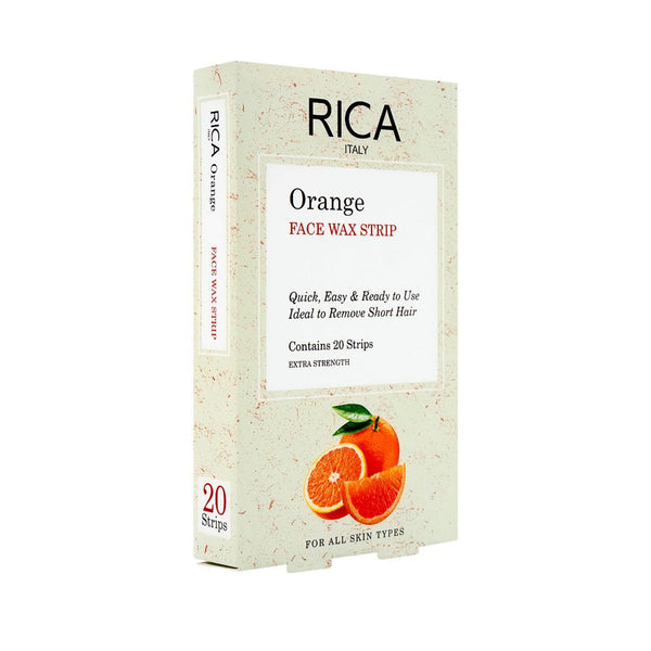 Rica Orange Face Wax Strip 20s - Snapcart.pk