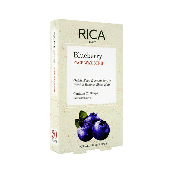 Rica Blueberry Face Wax Strip 20s - Snapcart.pk