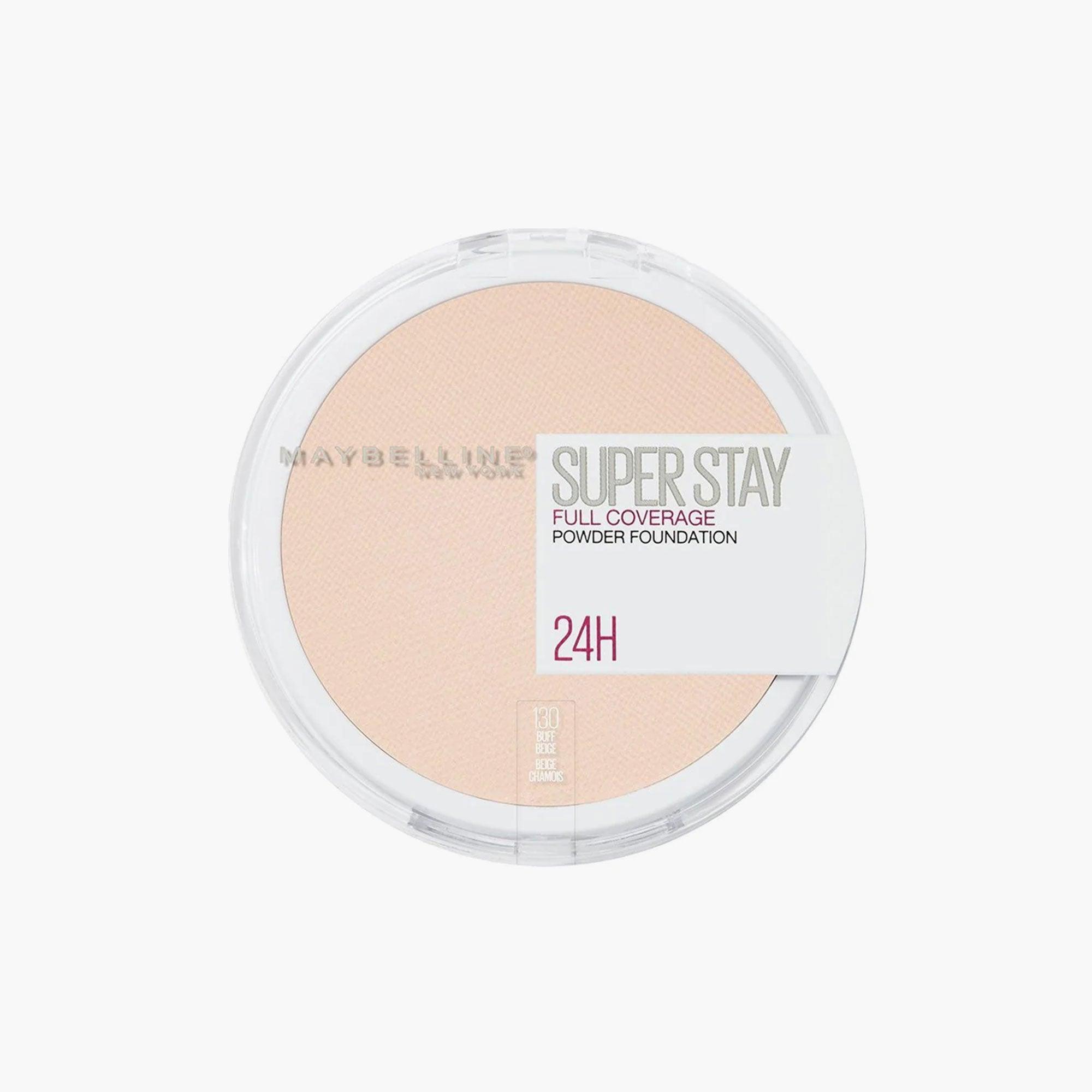 Maybelline Super Stay 24H Full Coverage Powder Foundation 130 Buff Beige 6gm
