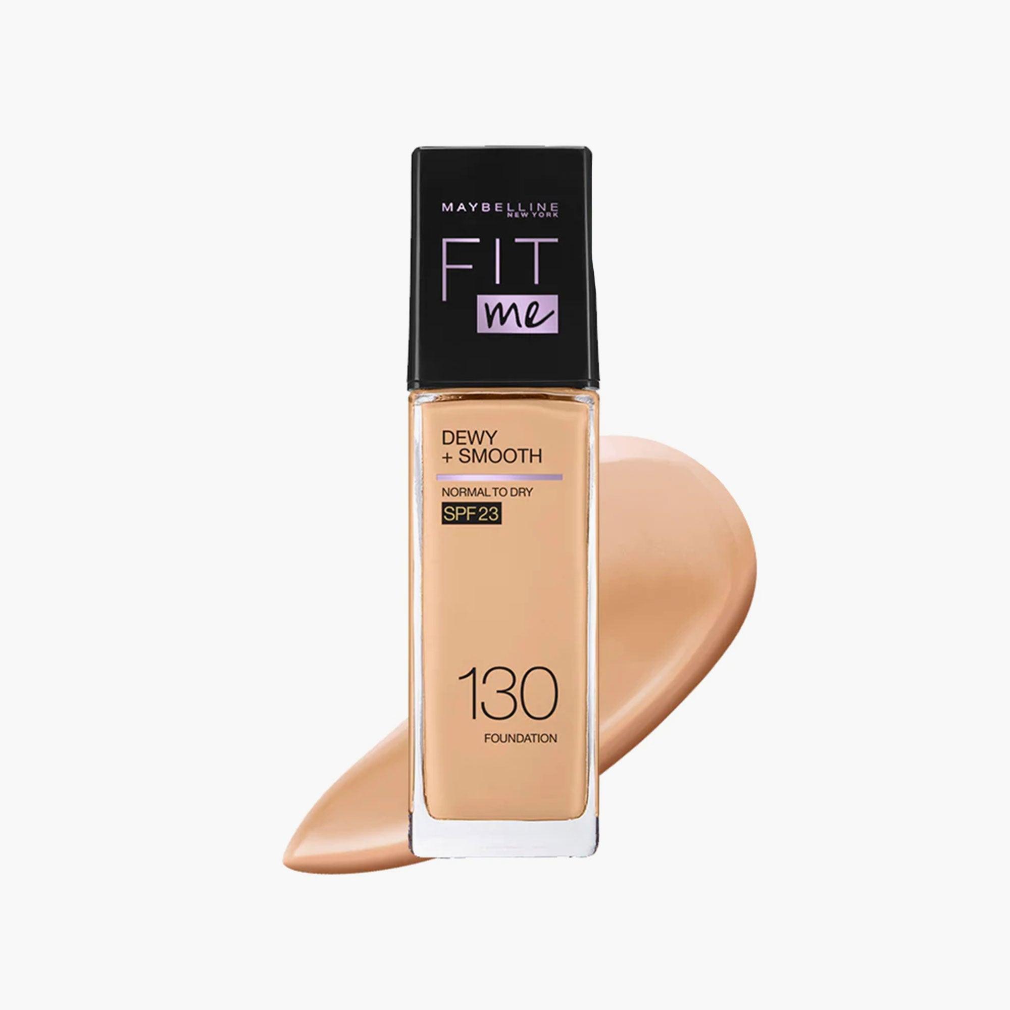 Maybelline Fit Me Dewy+Smooth Liquid Foundation Normal To Dry SPF 23 130 Buff Beige 30ml