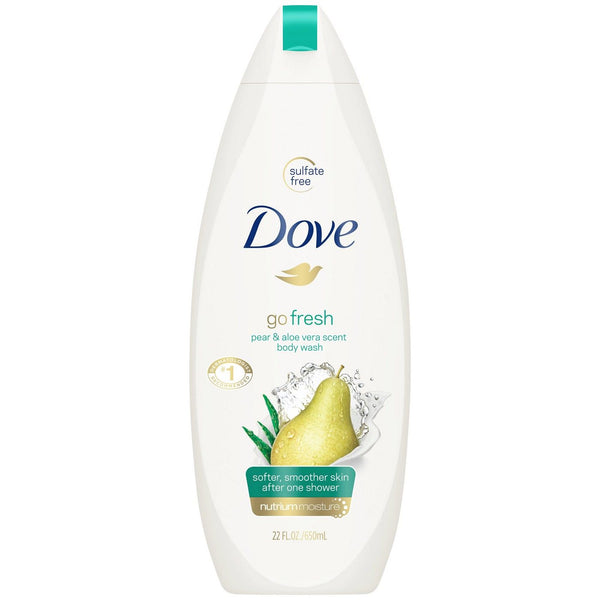 Dove Body Wash Usa Go Fresh Aloe Vera Nutrium Moisture 22Oz/650Ml