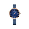 Mini Focus Blue Mesh Bracelet Blue Dial Quartz Watch for Ladies - MF0274L-04