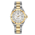 Tag Heuer Aquaracer Two-tone Stainless Steel Two tone Dial Quartz Watch for Gents - WAY1120BB0930