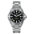 Tag Heuer Aquaracer Calibre 5 Silver Stainless Steel Black Dial Automatic Watch for Gents - WAY2010BA0927