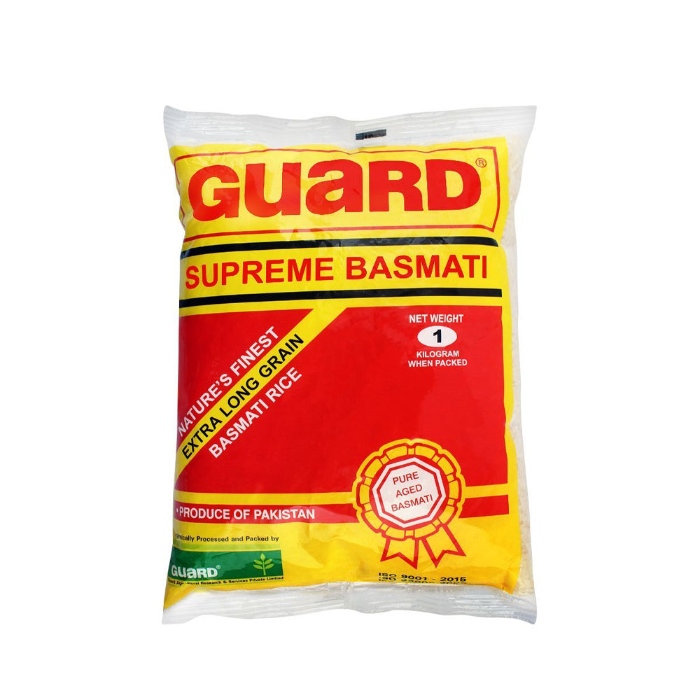 Guard Supreme Basmati Rice 1kg - Snapcart.pk