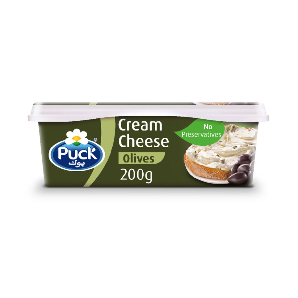 Puck Real Olives Cream Cheese Spread 200g - Snapcart.pk