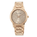 Burberry Rose Gold Stainless Steel Rose Gold Dial Quartz Watch for Ladies - BU9309