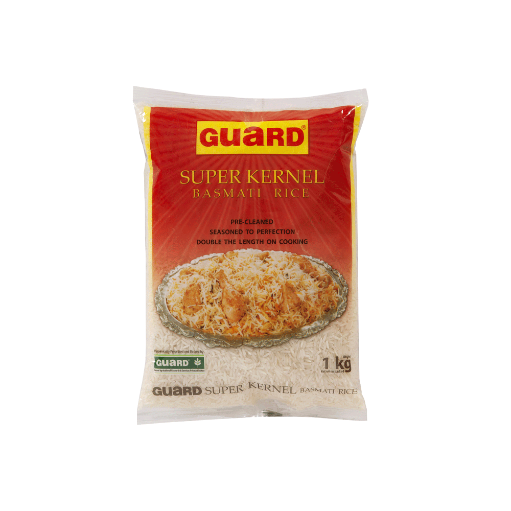 Guard Super Kernel Basmati Rice 1kg - Snapcart.pk