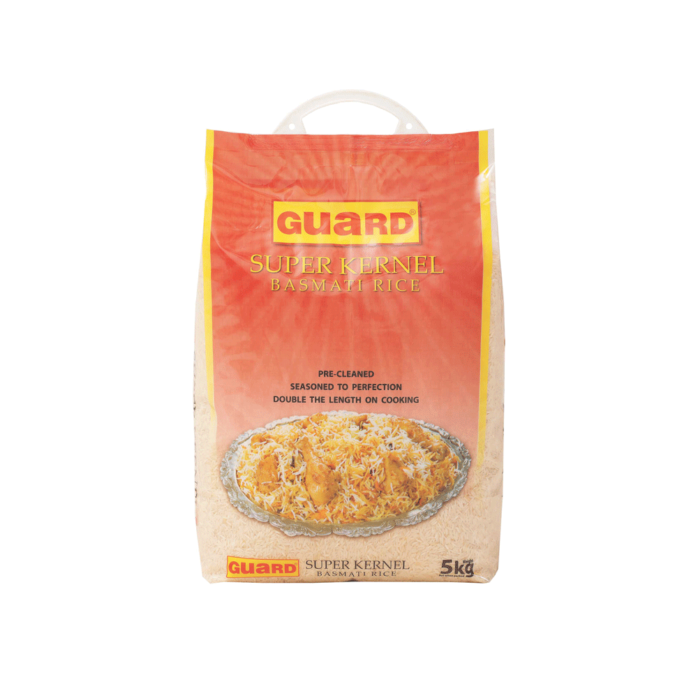 Guard Super Kernel Basmati Rice 5kg - Snapcart.pk