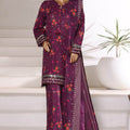 Malika By Sada Bahar Stitched 3 Piece Khaddar Vol-02 Collection'2025-MK-5759-Purple