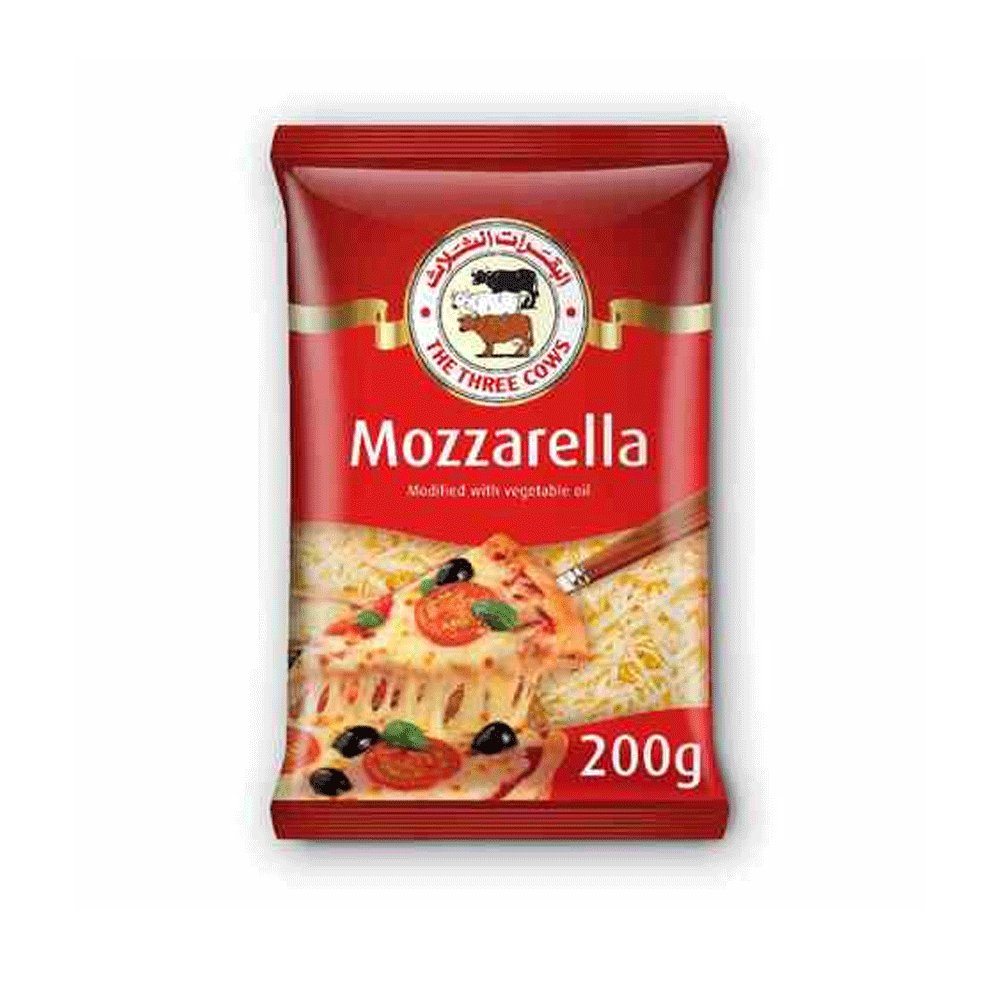 Puck The Three Cow Mozarella Shredded 200g - Snapcart.pk