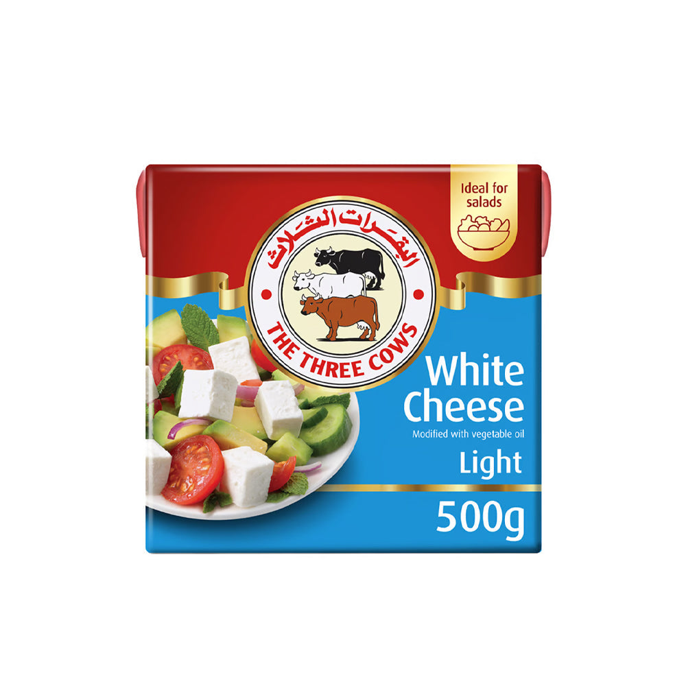 The Three Cows White Cheese Low Fat 500g